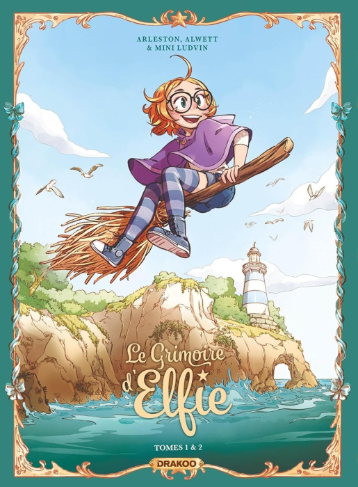 Emprunter Le grimoire d'Elfie : Coffret en 2 volumes : Tome 1, L'île presque ; Tome 2, Le dit des cigales livre
