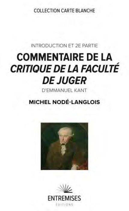 Emprunter Commentaire de la critique de la faculté de juger d'Emmanuel Kant. (Introduction et 2ème partie) livre