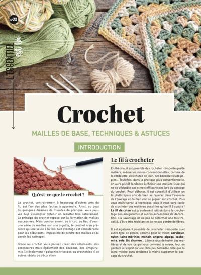 Emprunter Crochet. Mailles de base, techniques & astuces livre