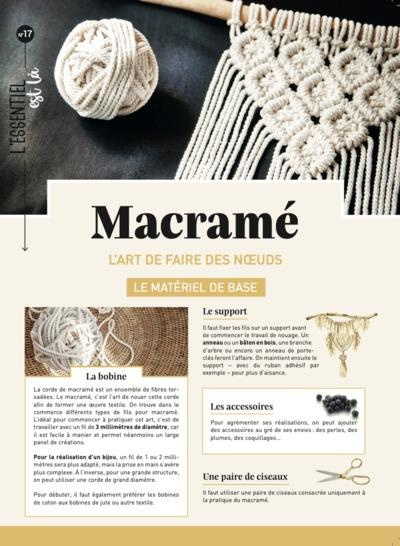 Emprunter Macramé . L'art de faire des noeuds livre
