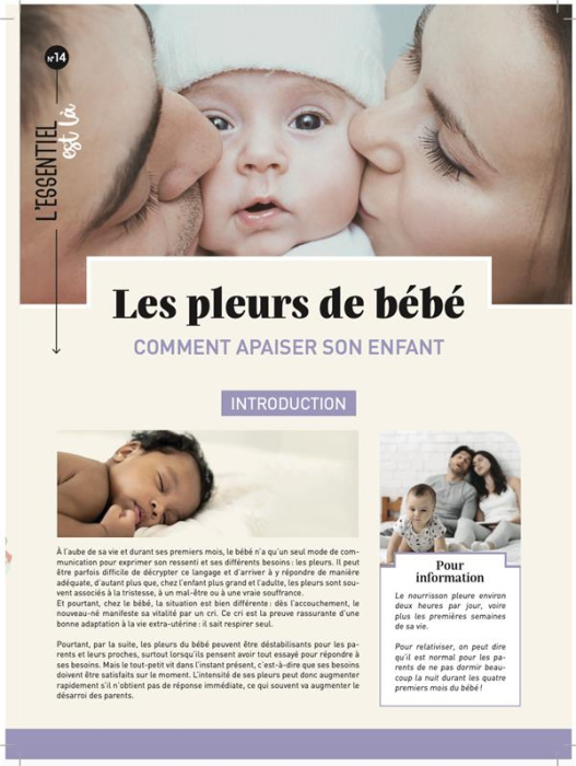 Emprunter Les pleurs de bébé. Comment apaiser son enfant livre