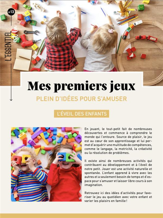Emprunter Mes premiers jeux. Plein d'idées pour s'amuser livre