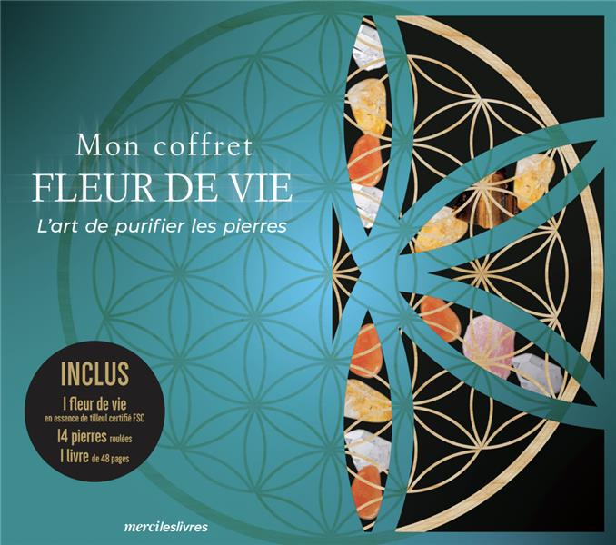 Emprunter Fleur de vie. L'art de recharger les pierres. Coffret avec 1 fleur de vie en bois, 14 pierres et 1 l livre