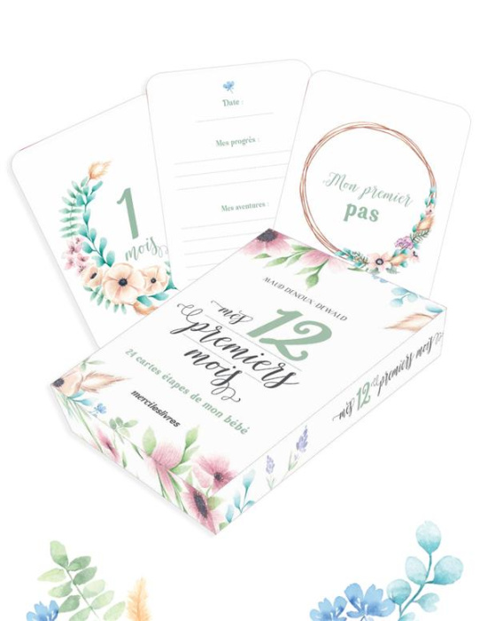 Emprunter Mes 12 premiers mois. 24 cartes étapes de mon bébé livre