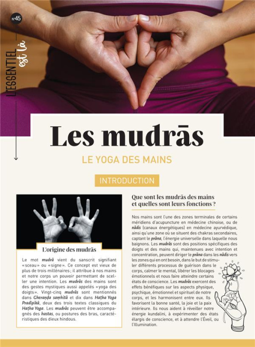 Emprunter Les mudras. Le yoga des mains livre