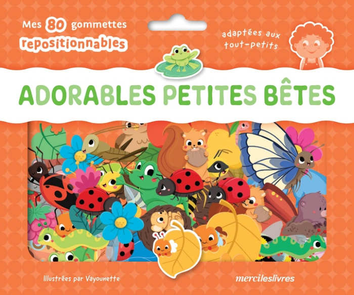 Emprunter Adorables petites bêtes. Mes 80 gommettes repositionnables livre