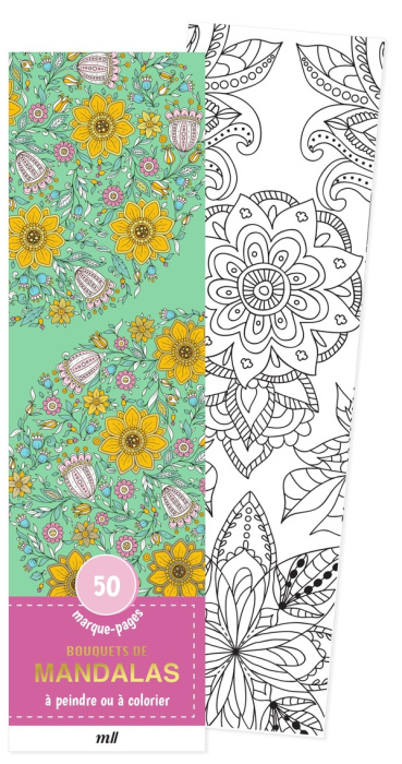 Emprunter Bouquets de mandalas. 50 marque-pages à peindre ou à colorier livre