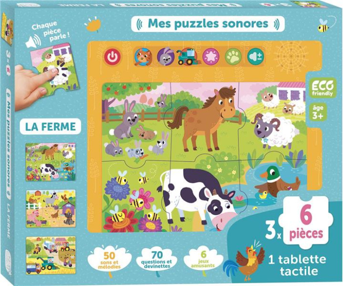 Emprunter MES PUZZLES SONORES - LA FERME livre