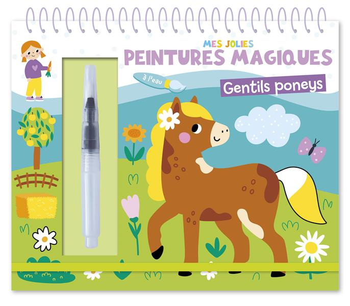 Emprunter Gentils poneys. Avec 1 pinceau livre