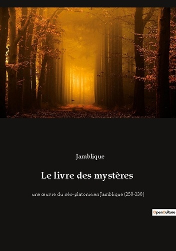 Emprunter Le livre des mystères. une oeuvre du néo-platonicien Jamblique (250-330) livre