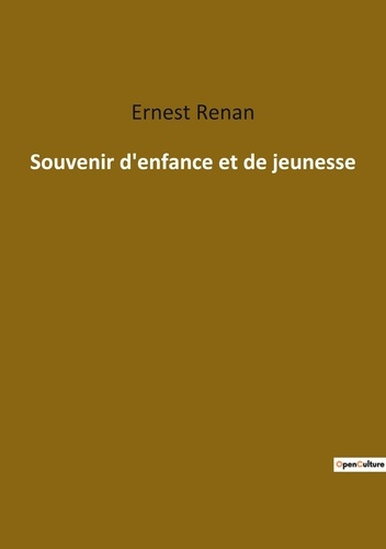Emprunter Souvenir d enfance et de jeunesse livre