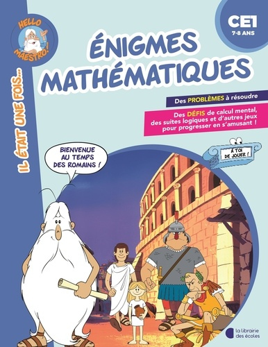 Emprunter Enigmes mathématiques CE1. Bienvenue au temps des Romains ! livre