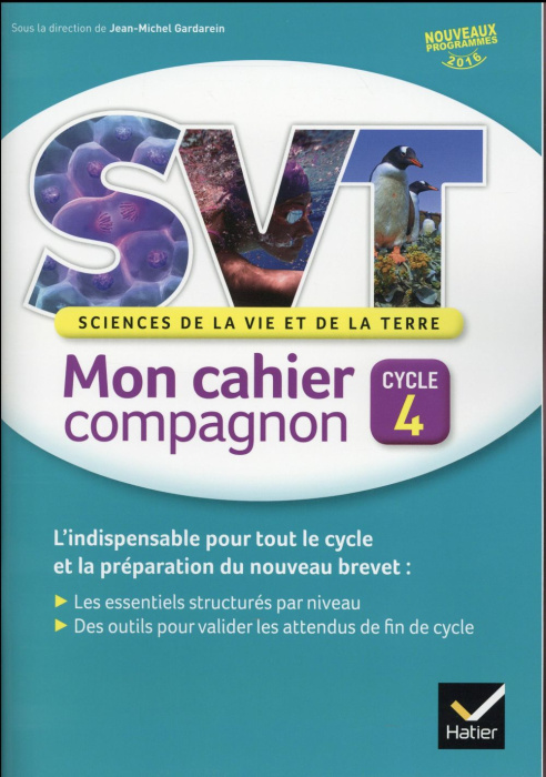 Emprunter Sciences de la vie et de la terre Cycle 4 Mon cahier compagnon. Edition 2016 livre