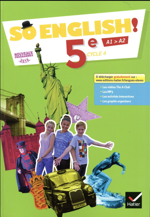 Emprunter Anglais 5e Cycle 4 So English! Edition 2017 livre