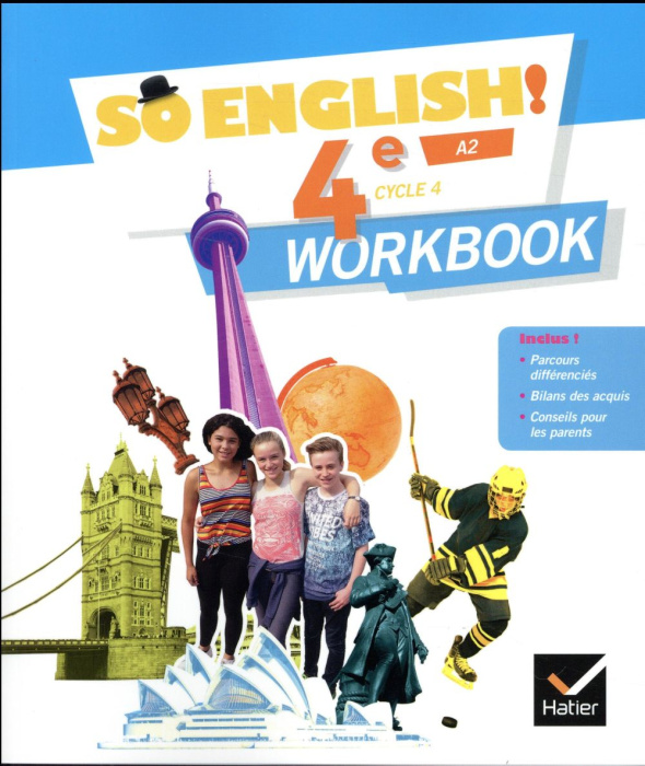 Emprunter Anglais 4e Cycle 4 A2 So English! Workbook, Edition 2017 livre