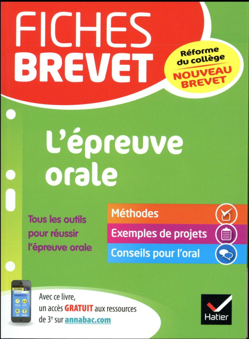 Emprunter L'épreuve orale. Nouveau brevet livre