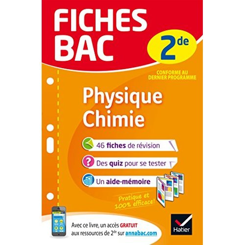 Emprunter Physique-chimie 2de livre