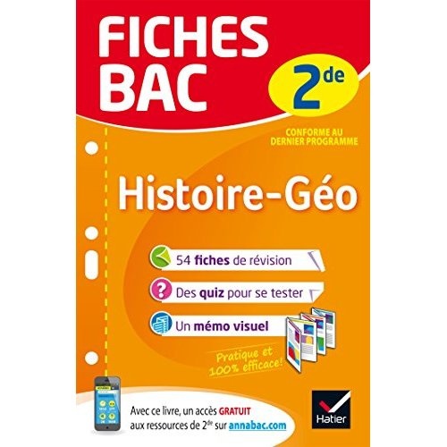 Emprunter Histoire-géographie 2de livre