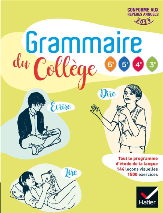 Emprunter Grammaire du collège 6e, 5e, 4e, 3e. Edition 2019 livre
