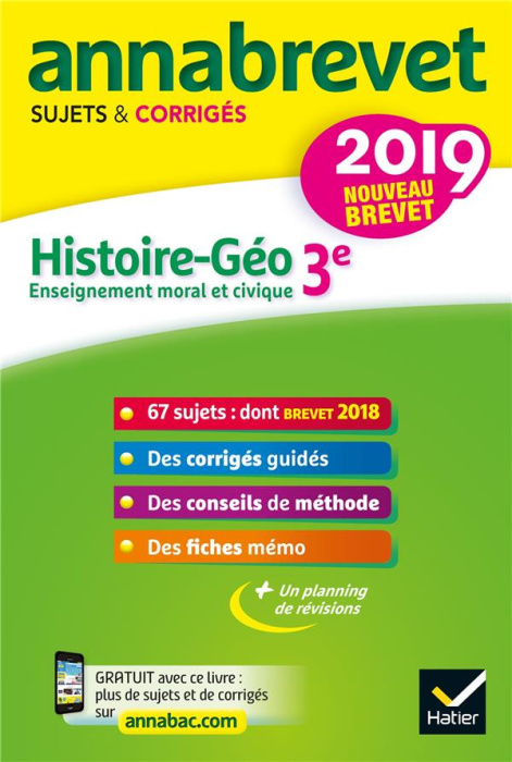 Emprunter Histoire Géographie Enseignement Moral et Civique 3e livre