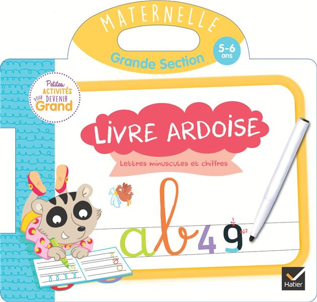 Emprunter Livre ardoise lettres minuscules et chiffres. Maternelle grande section 5-6 ans livre