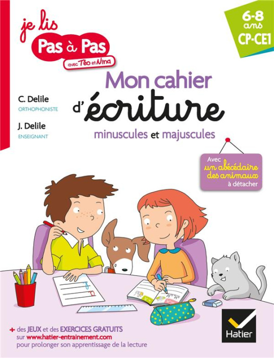 Emprunter Français CP-CE1 6-8 ans Mon cahier d'écriture minuscules et majuscules. Edition 2019 livre