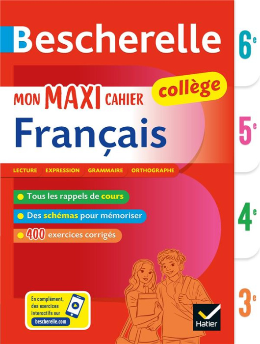 Emprunter Mon maxi cahier de français 6e, 5e, 4e, 3e livre