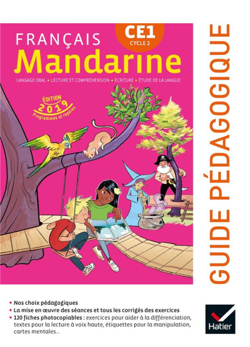 Emprunter Français CE1 Cycle 2 Mandarine. Guide pédagogique, Edition 2019 livre