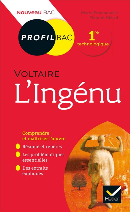 Emprunter L'Ingénu, Voltaire. Bac 1ère technologique, Edition 2019-2020 livre