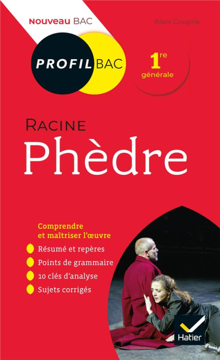 Emprunter Phèdre, Racine. Bac 1re générale, Edition 2019-2020 livre
