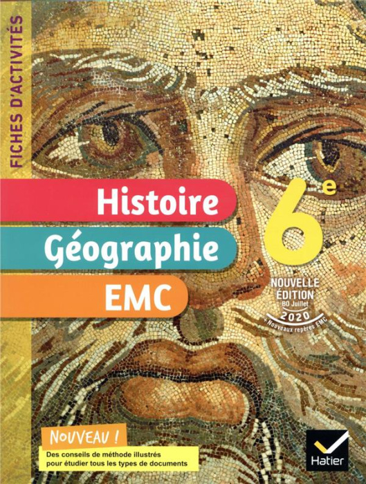 Emprunter Fiches d'activités Histoire-Géographie-EMC 6e. Edition 2021 livre