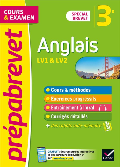 Emprunter Anglais 3e Spécial Brevet. Edition 2021 livre