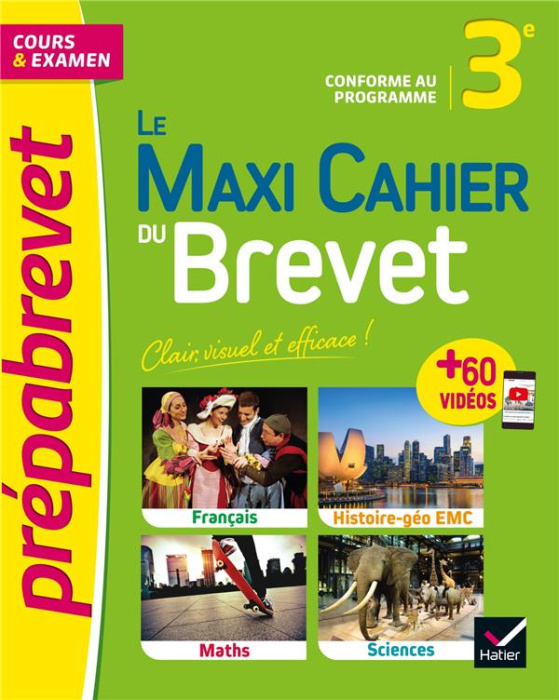 Emprunter Le maxi cahier du Brevet 3e. Edition 2022 livre