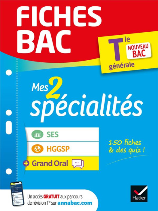 Emprunter Mes 2 spécialités Tle générale : SES, HGGSP & Grand Oral. Edition 2022 livre
