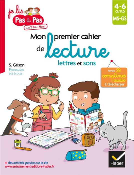 Emprunter Mon premier cahier de lecture lettres et sons MS-GS livre