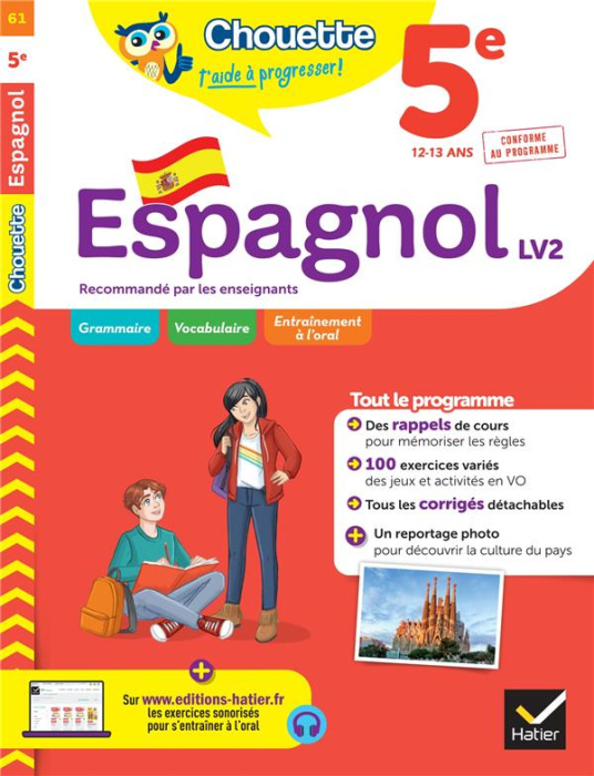 Emprunter Espagnol 5e LV2. Edition 2022 livre