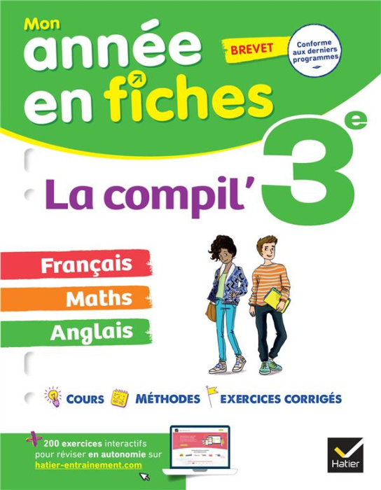 Emprunter La compil' 3e. Français, Maths, Anglais, Edition 2022 livre