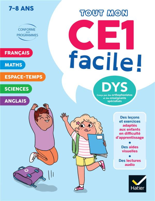 Emprunter Tout mon CE1 facile ! [ADAPTE AUX DYS livre