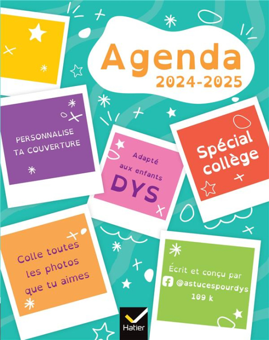 Emprunter Agenda DYS spécial collège. Edition 2024-2025 [ADAPTE AUX DYS livre