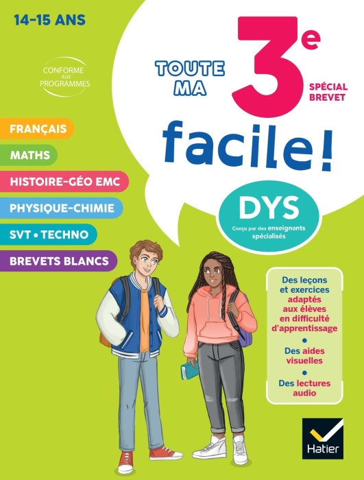 Emprunter Toute ma 3e facile ! Spécial Brevet [ADAPTE AUX DYS livre