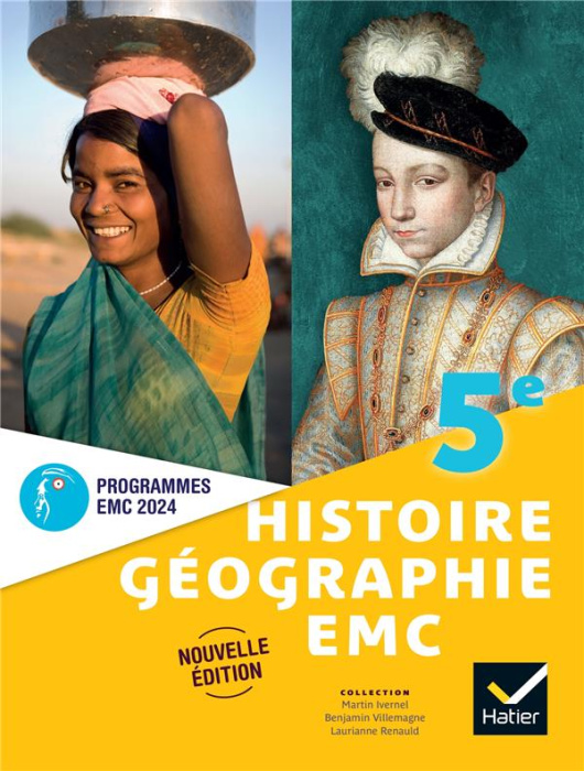 Emprunter Histoire Géographie EMC 5e. Edition 2024 livre