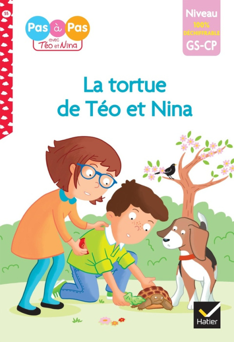 Emprunter Je lis pas à pas avec Téo et Nina Tome 55 : La tortue de Téo et Nina. Niveau GS-CP livre