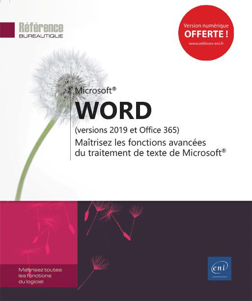 Emprunter Word (versions 2019 et Office 365) - Maîtrisez les fonctions avancées livre