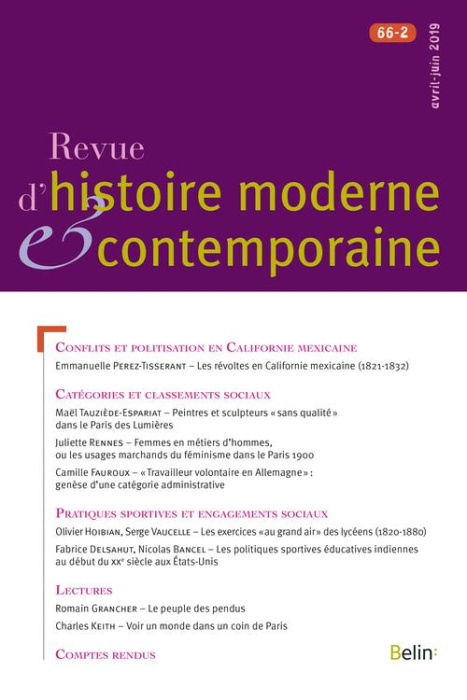 Emprunter Revue d'histoire moderne et contemporaine/22019/Varia livre