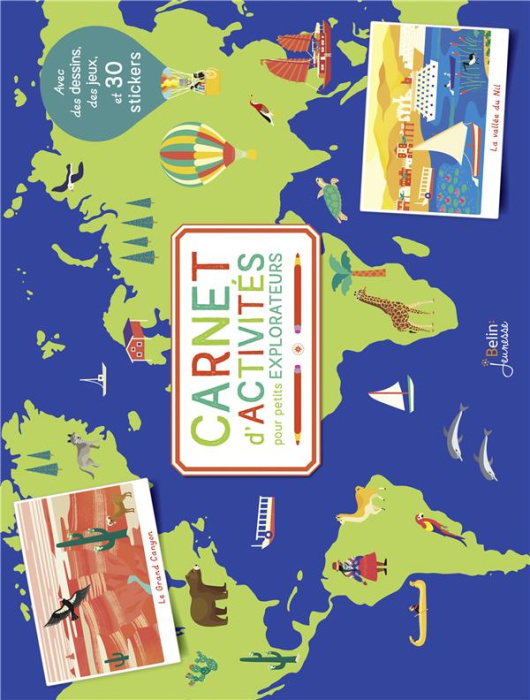 Emprunter Carnet d'activités pour petits explorateurs. Avec des dessins, des jeux et 30 stickers livre