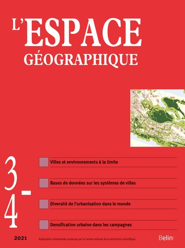 Emprunter L'espace géographique N° 3, 2021 livre