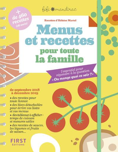 Emprunter Menus et recettes pour toute la famille livre