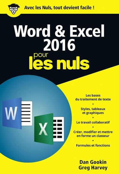 Emprunter Word & Excel 2016 pour les nuls livre