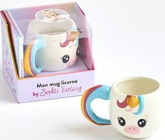 Emprunter Mon mug licorne by Sophie Fantasy. Le livre Recettes licorne avec 1 mug livre