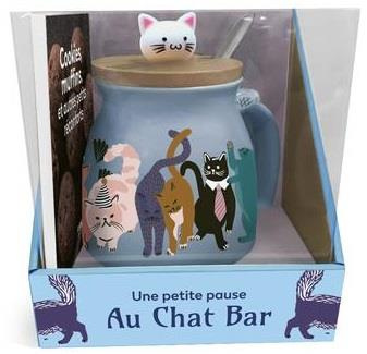 Emprunter Coffret Une petite pause au Chat Bar. Le livre Cookies, muffins, et autres petits réconforts avec 1 livre